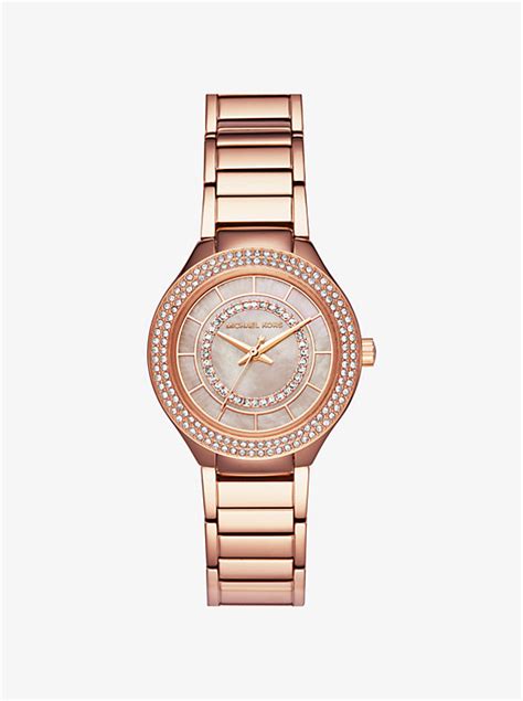 kerry rose gold tone watch michael kors|Michael Kors Women's Mini Kerry Rose Gold.